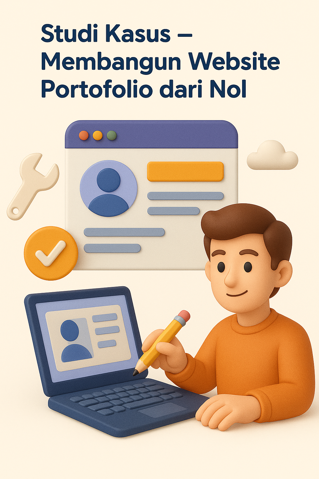 Studi Kasus – Membangun Website Portofolio dari Nol